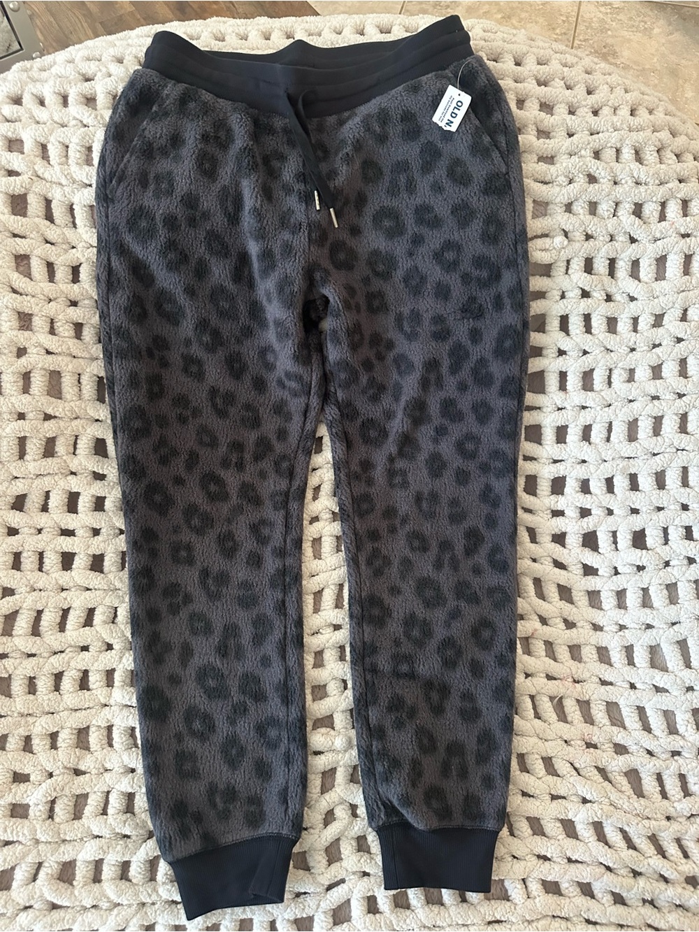 Old Navy Grey Leopard Jogger sweats